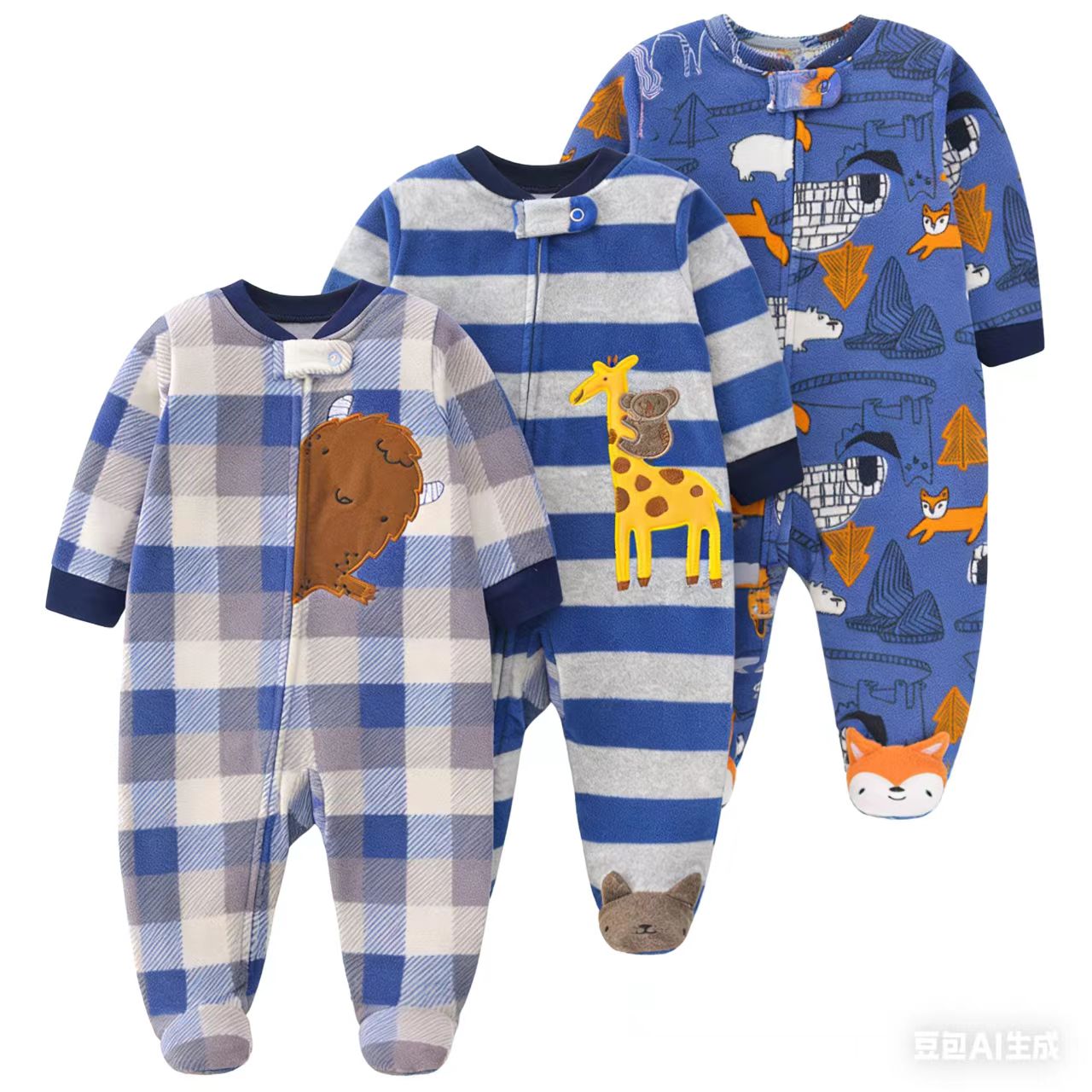 Baby Products On Sale - Зимний комбинезон-ромпер унисекс для новорожденных из
