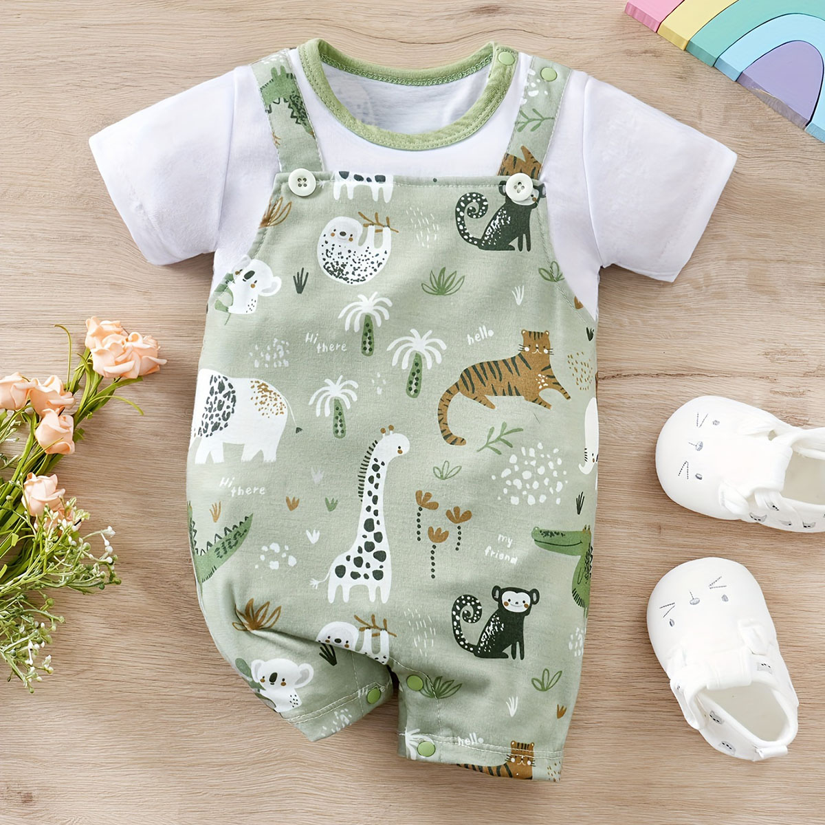 Baby Products On Sale - IURNXB очаровательный детский комбинезон с животным