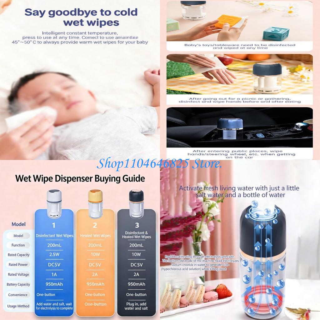 Baby Wipe Warmer - Портативная грелка для детских салфеток со
