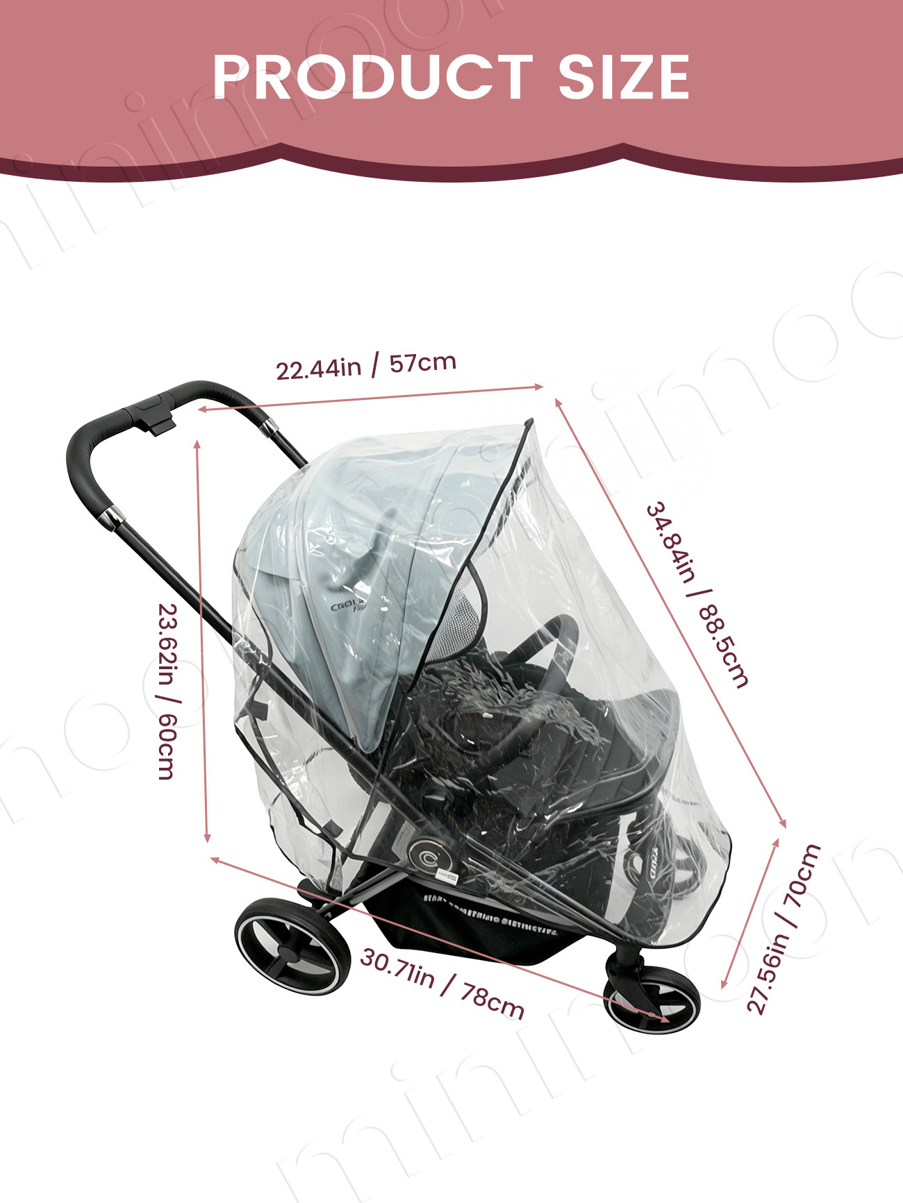 Универсальный водонепроницаемы – обзор и цена Stroller Rain Cover