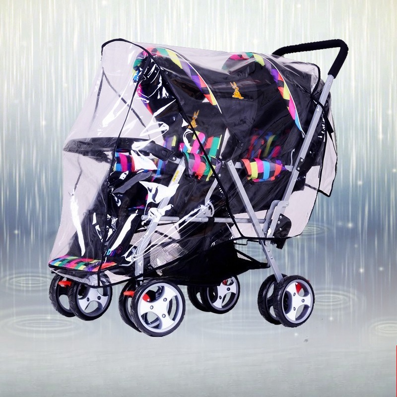 Дождевик для двойной коляски,  – обзор и цена Stroller Rain Cover