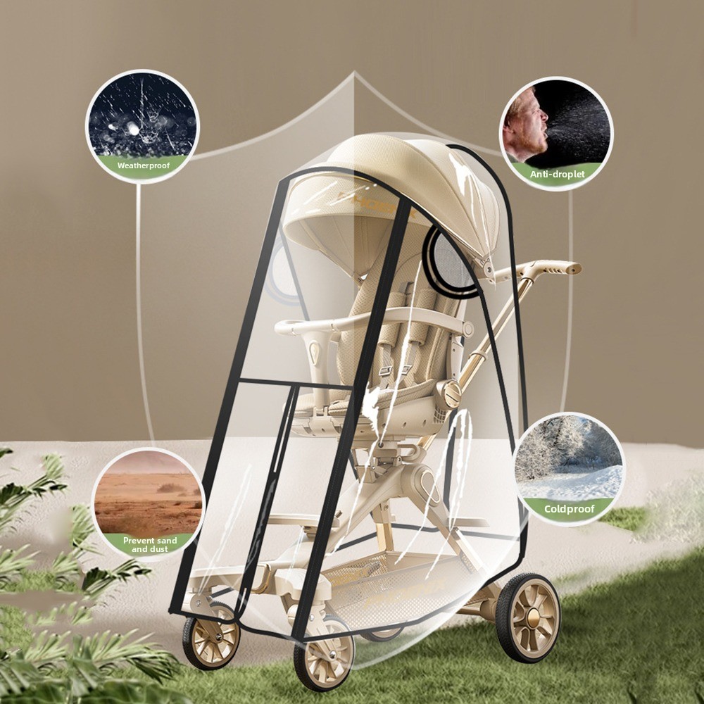 Прозрачные детские коляски, не – обзор и цена Stroller Rain Cover