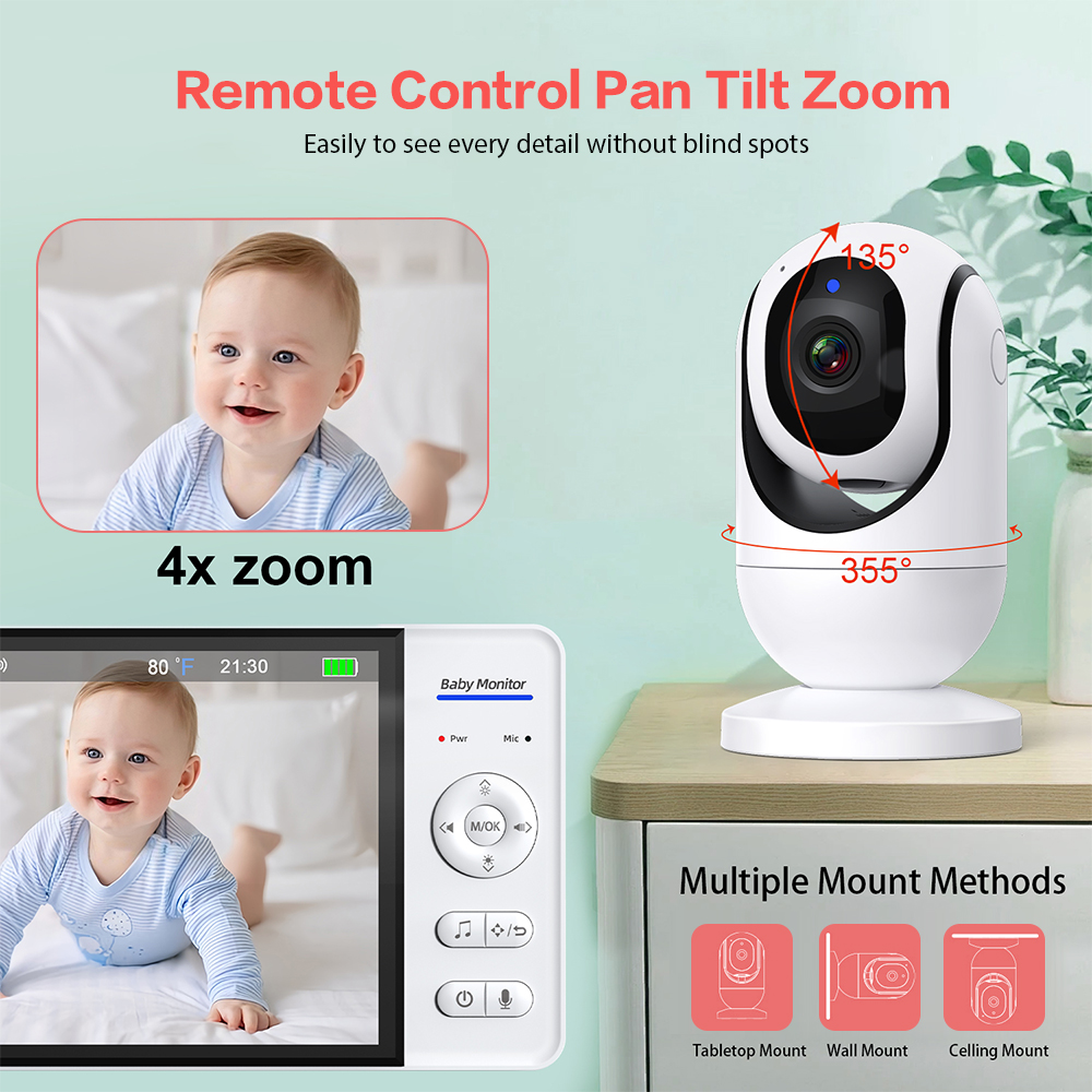 Видеоняня, 7 дюймов, 1080P HD, – обзор и цена Baby Products Video