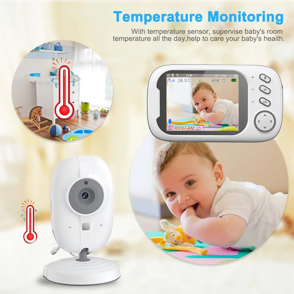 Видеоняня HTMCK 3,5 дюйма с ка – обзор и цена Baby Products Video