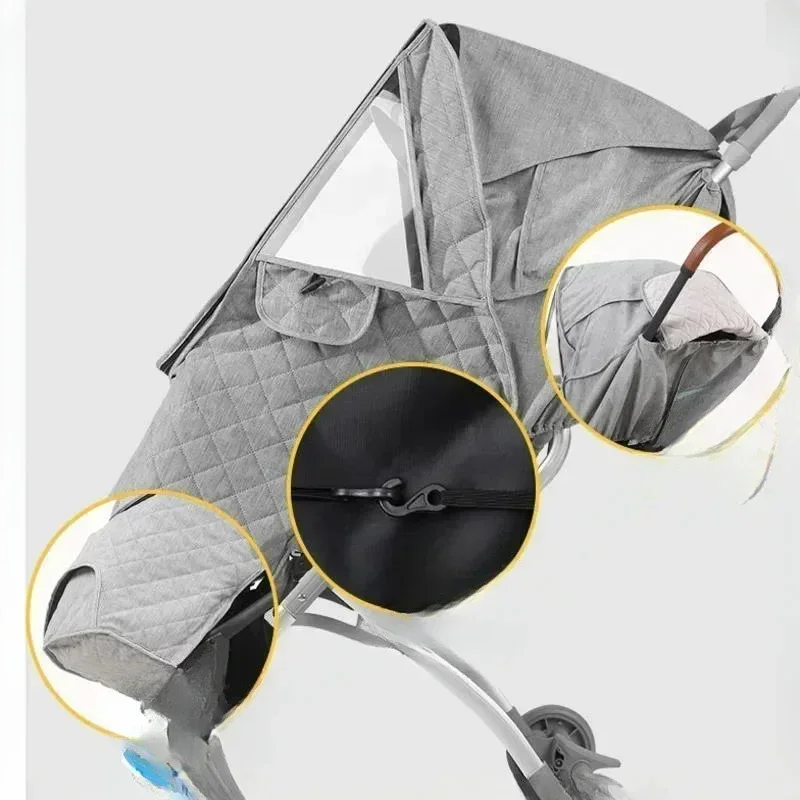 Плотный дождевик для детской к – обзор и цена Stroller Rain Cover